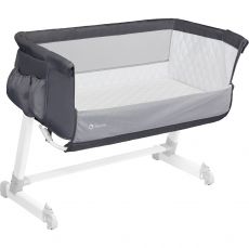 Приставне ліжечко Lionelo Theo Dark Grey